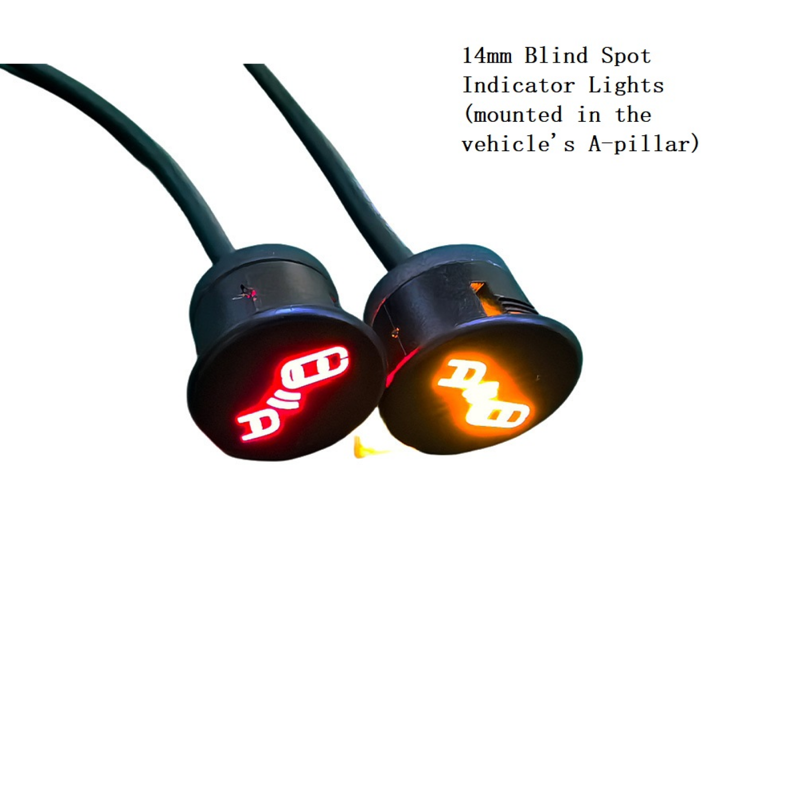 2pcs 자동차 맹점 감지 시스템 경고등 블라인드 존 모니터링 표시기 전자 주차 센서 15,100원