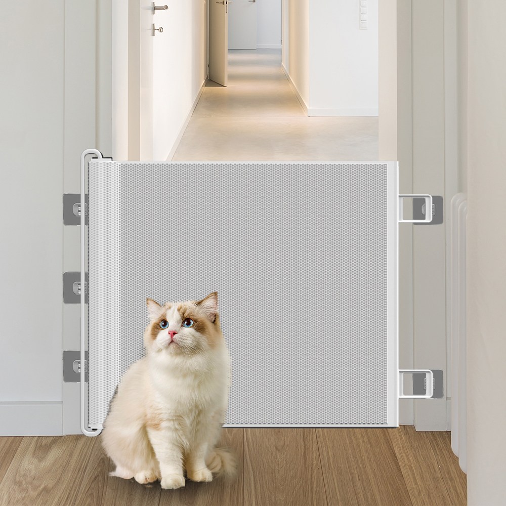 슈퍼인 강아지안전문 반자동 롤링 메쉬 무타공 고양이 안전문 17,230원
