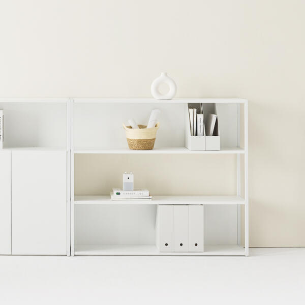 아트박스/티에스퍼니처 두로 1200폭 3단 철제 책장 오픈형 212,400원