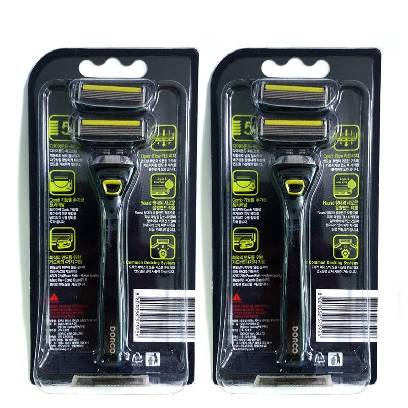 도루코 페이스 파이브 스타일 5중날 면도기 본체 + 면도날2p 23,900원