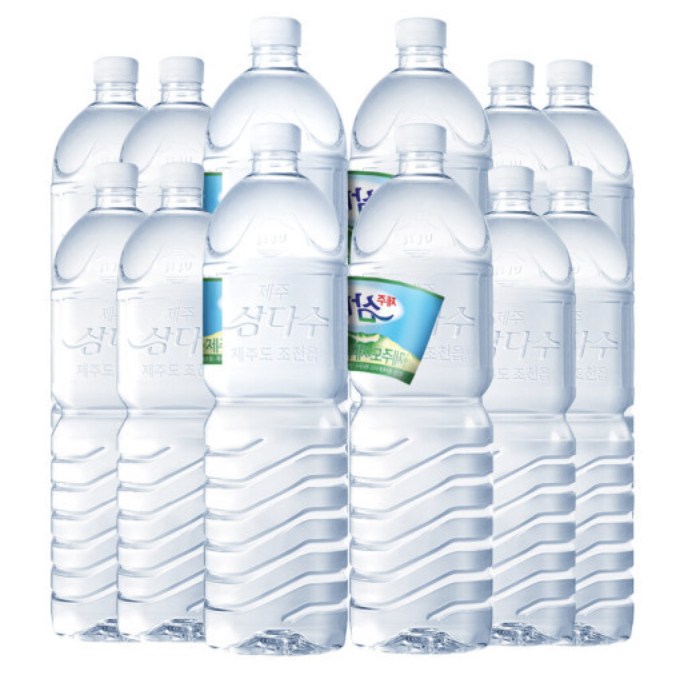 제주삼다수 무라벨 2L 12병 / (유라벨/무라벨 랜덤출고) 16,050원