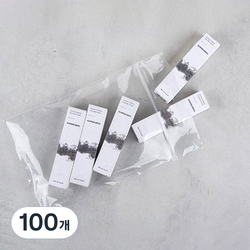혜림봉투 PE손잡이 지퍼백 20 x 5 + 30, 투명, 100장 13,980원