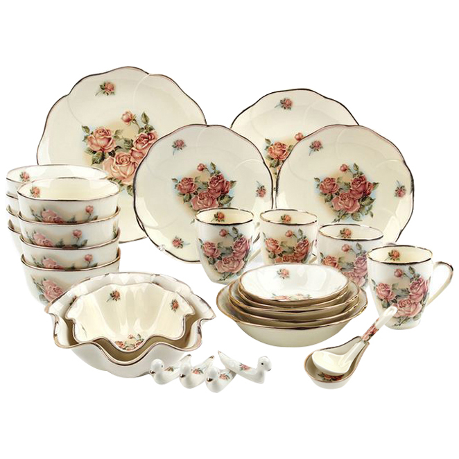 퀸로즈 B타입 4인 식기세트 32p 366,920원