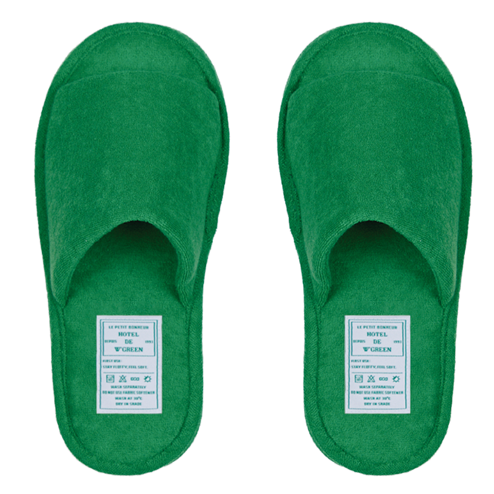 더블유그린 사뿐사뿐 워셔블 테리 실내화 14,800원