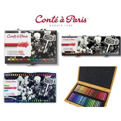 콘테어파리 칼라 스틱 콘테 12색 24색 48색 84색 세트 / 옵션선택 22,400원