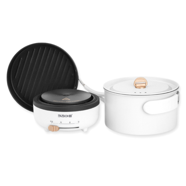 키친아트 렉스 전기코펠 휴대용 멀티쿠커, KP-J06(화이트) 48,800원