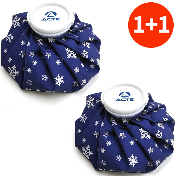 (주)에이스샵_1+1 얼음주머니(2개-1세트) 네이비 골프얼음주머니 냉온찜질팩, 1세트 9,900원