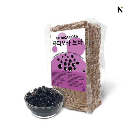 네이쳐티 타피오카 펄 보바2.0 타피오카펄 1kg 버블티 8,500원