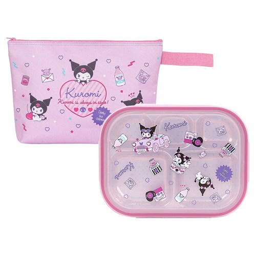릴팡 아동용 산리오 모노스텐 쿠로미 식판가방 세트 561,440원