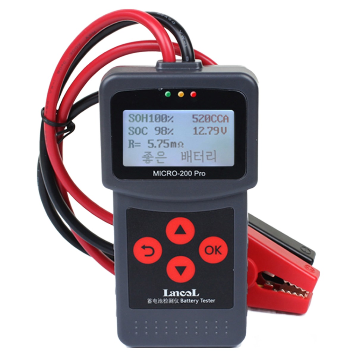 세인티에프 자동차 배터리 종합 진단기 MICRO-200 PRO 한글 지원, 1개 32,900원