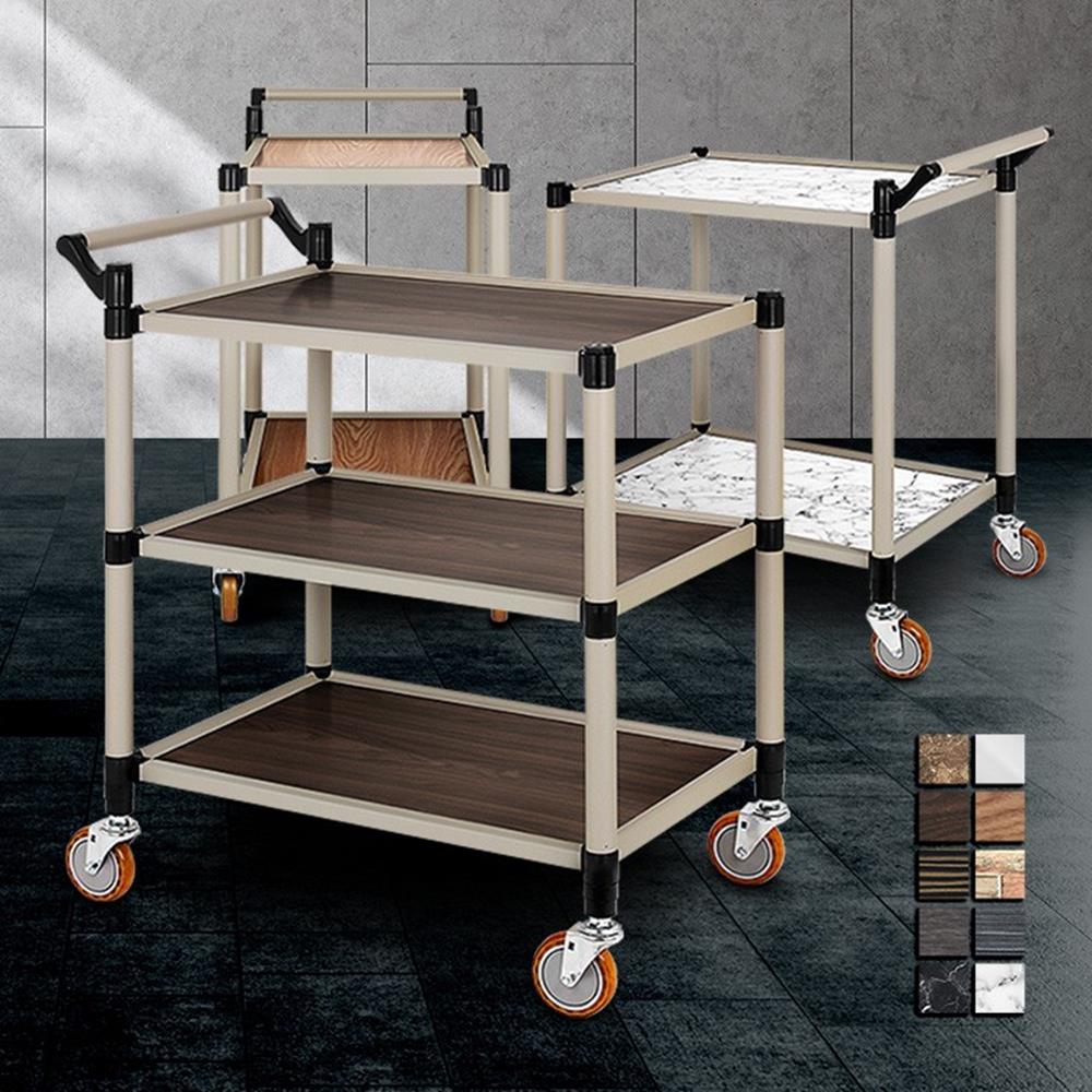 서빙카트 운반 식당 운반카 2단 3단 써빙카 병원 호텔 매장 바퀴형 음식서빙 구르마 트롤리 241,900원