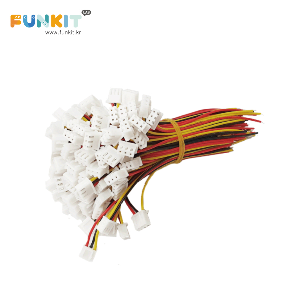아두이노 3핀 하네스 커넥터 케이블 10cm 160원