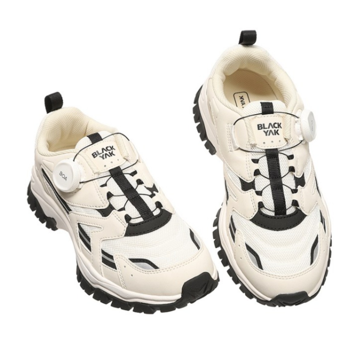 [백화점출고] 블랙야크 키즈 운동화 남아 럭스 베이지 보아 다이얼 내구성 아동 어린이 러닝화 스니커즈 117,100원