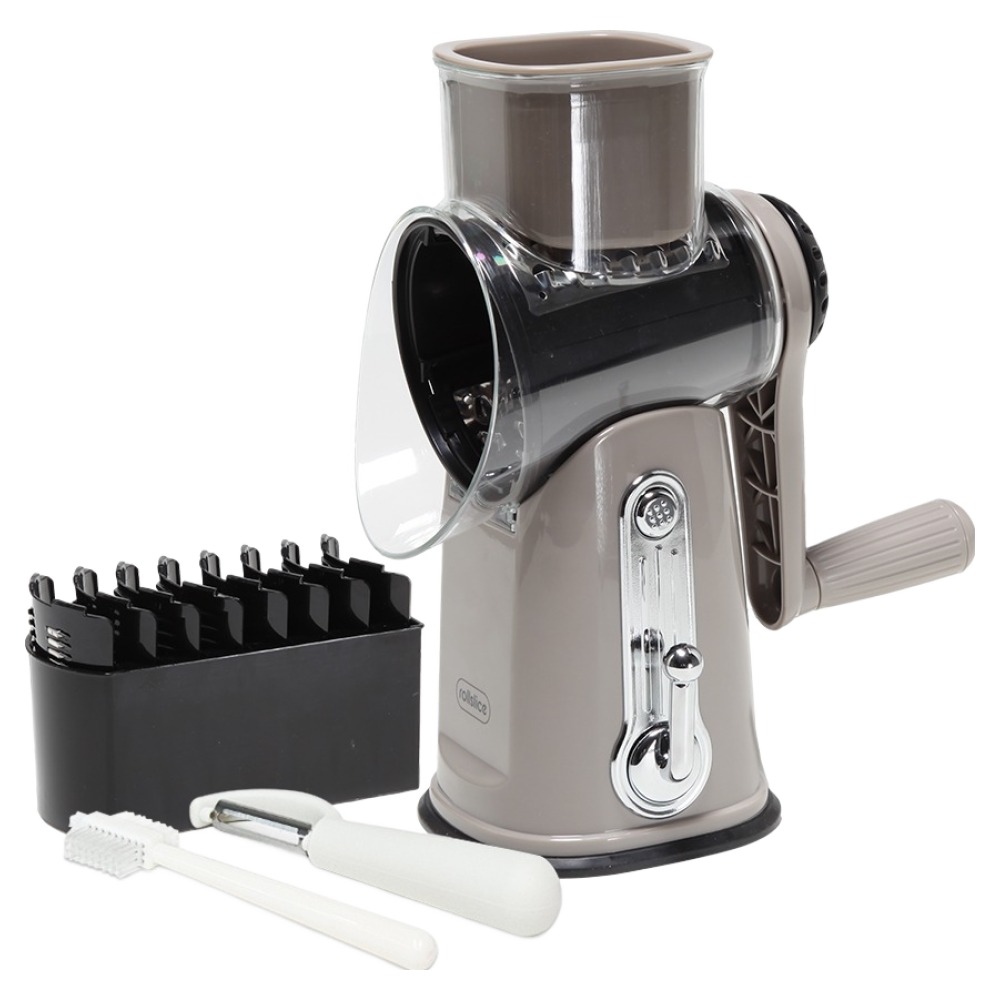 롤키친 롤슬라이스 드럼통 + 채칼 6종 + 칼날보관함 + 세척솔 + 껍질제거필러 세트 33,900원