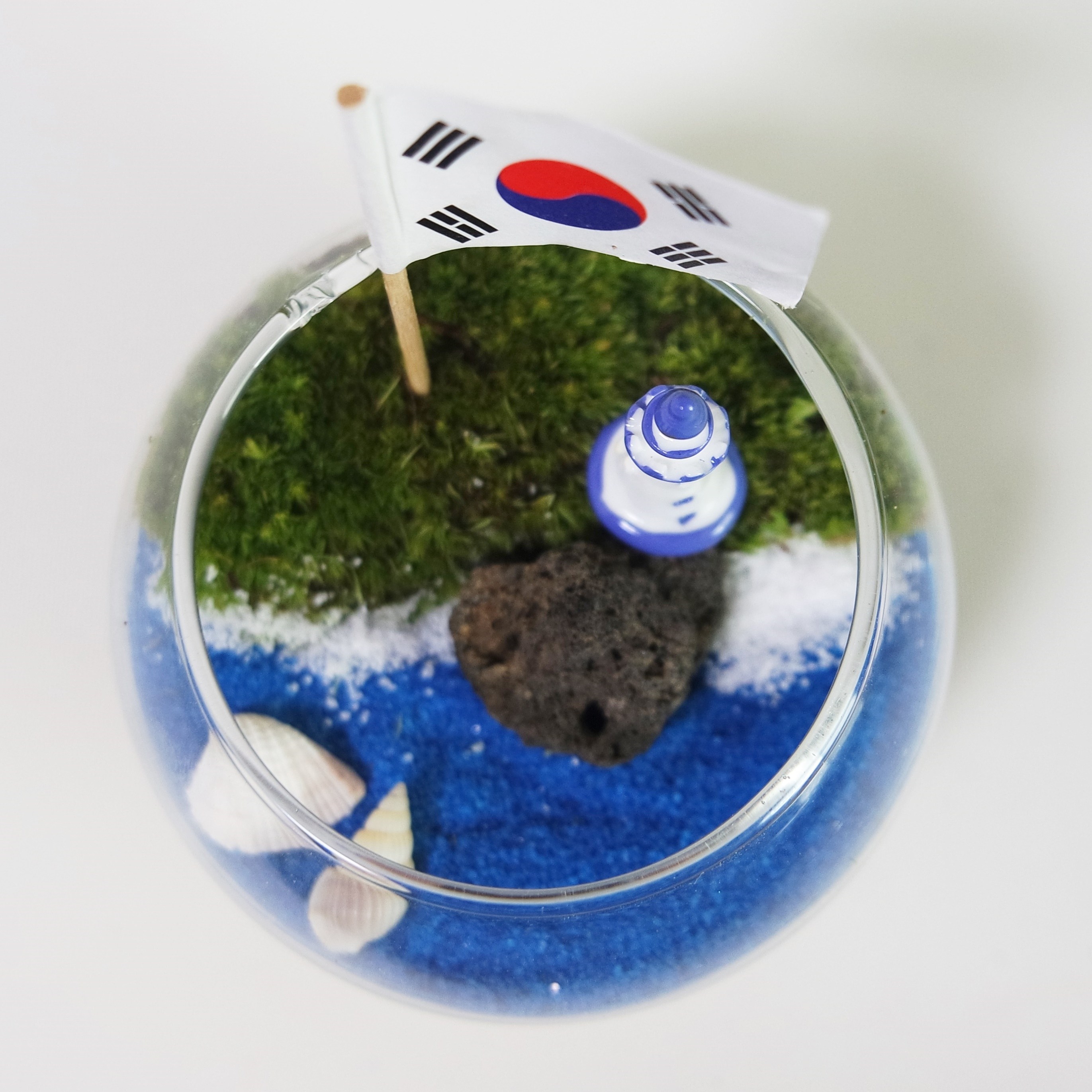 미니 독도 테라리움만들기키트 / 바다 테라리움 / 삼일절 광복절 테라리움 18,500원