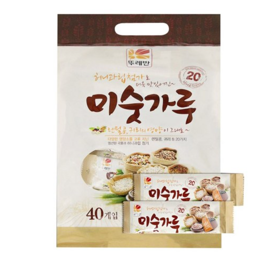 식사 간편 40포 대용 미숫가루 포장 스틱 건강 간식 cha+83978qk 23,900원