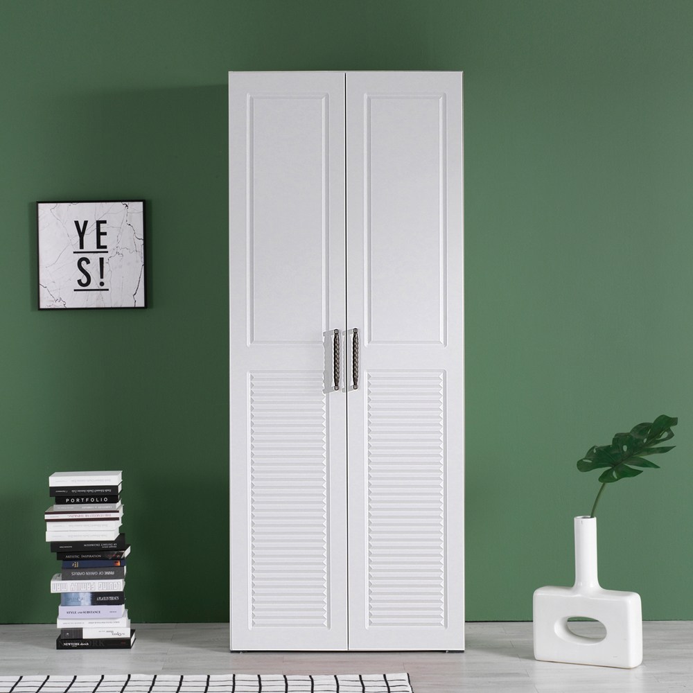 국내제작 직접배송 키높이 하프루바 긴문형 싱글장 옷장 이불장 양복장 침실가구 안방가구 신혼가구, 화이트 109,900원