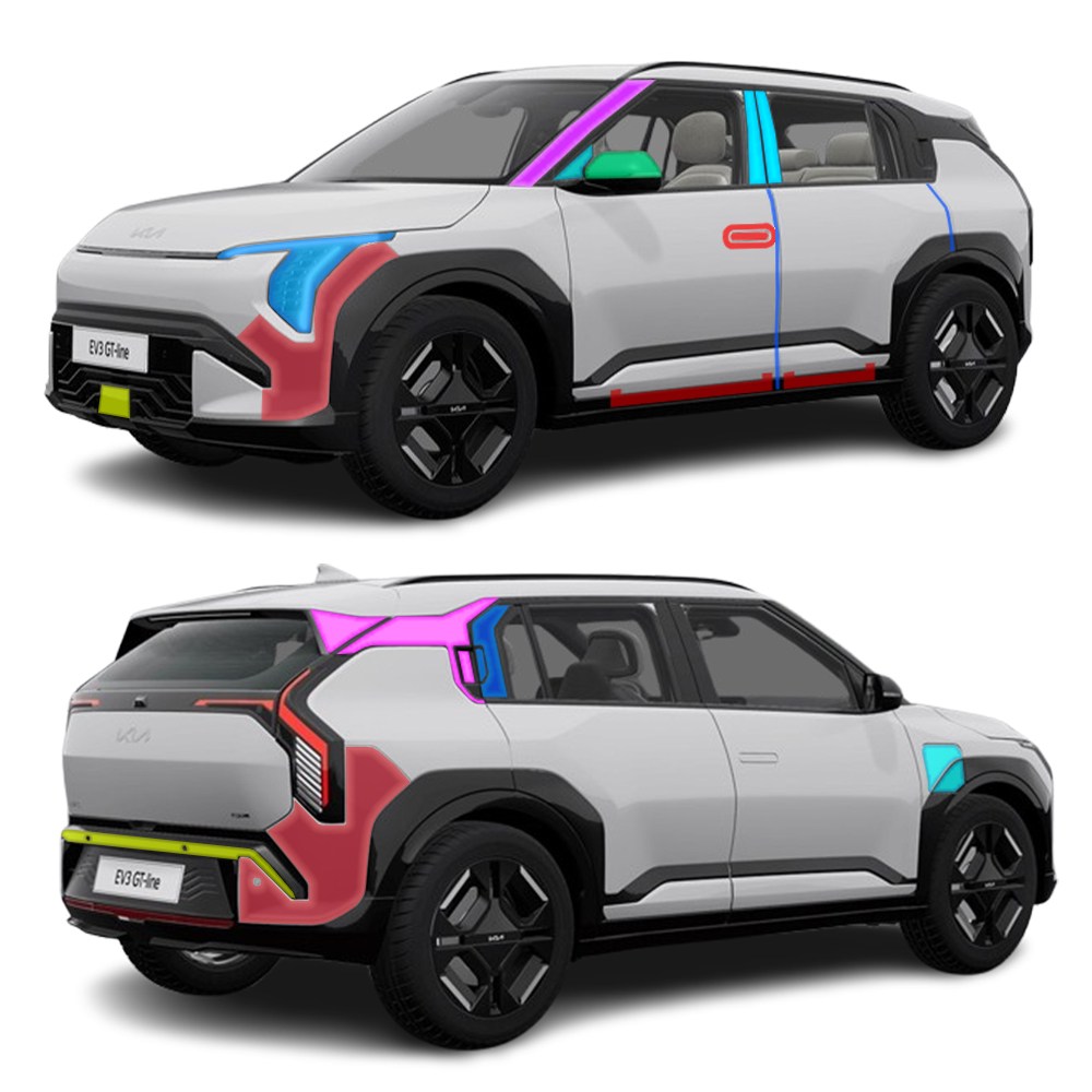 스킨엑스 EV3 GT라인 외장필수패키지C PPF 차량보호필름, 1개 258,000원