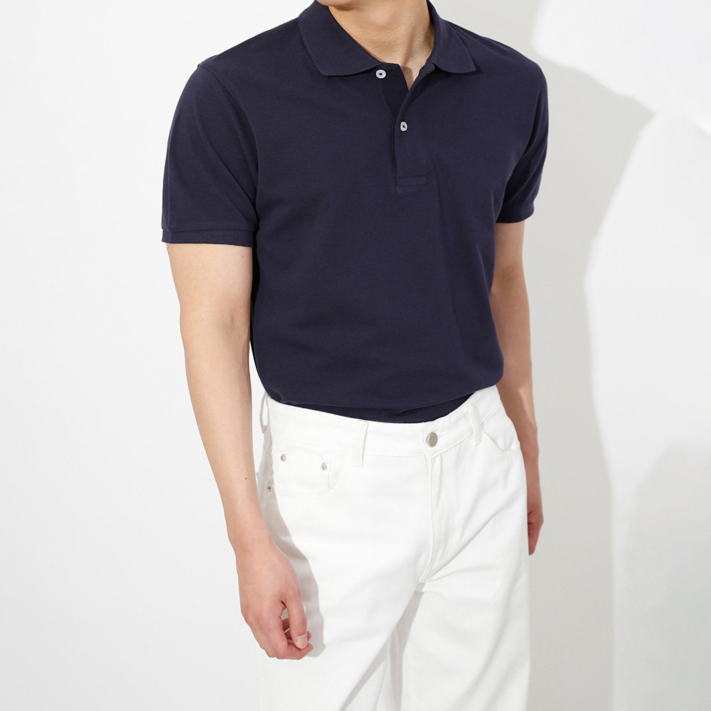 해리슨 남성용 통기성 기본 반팔 카라 티셔츠 HA-1495 WES1029 25,800원