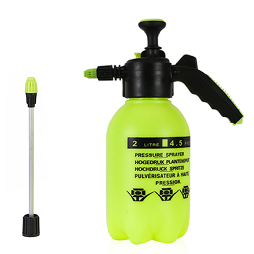 [1+1] 공기압축식 고압분무기 2리터 대용량(긴 노즐 포함) 할인, 형광그린, 2개 12,400원