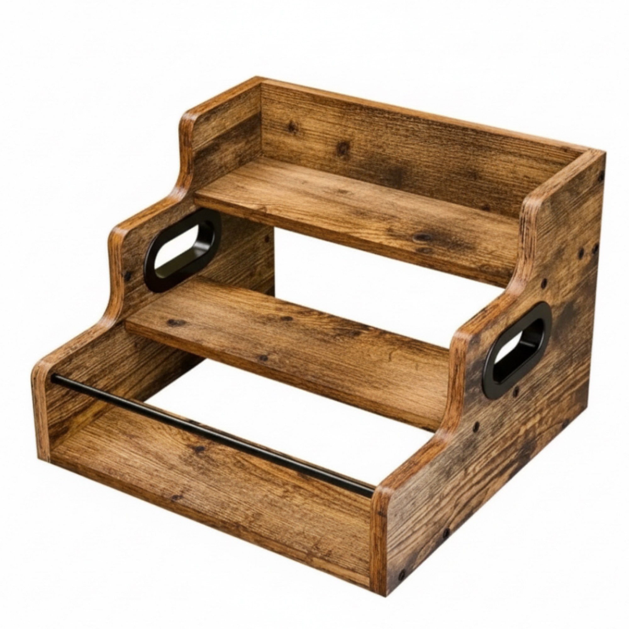 3단 술 진열대 위스키 양주 와인 커피 시럽 바 카운터 바 보관대 레트로 랙, 1개, 기본 28,500원