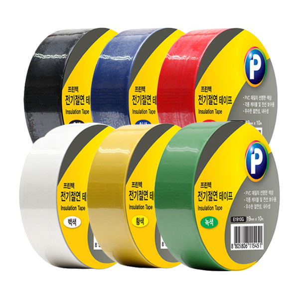 프린텍 전기 절연 테이프 19mmX10m 1갑24입 13,440원