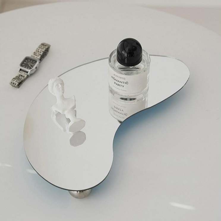 롤링페이퍼 감성 인테리어 아크릴 라운드 트레이 악세사리 소품트레이 받침대 10,900원