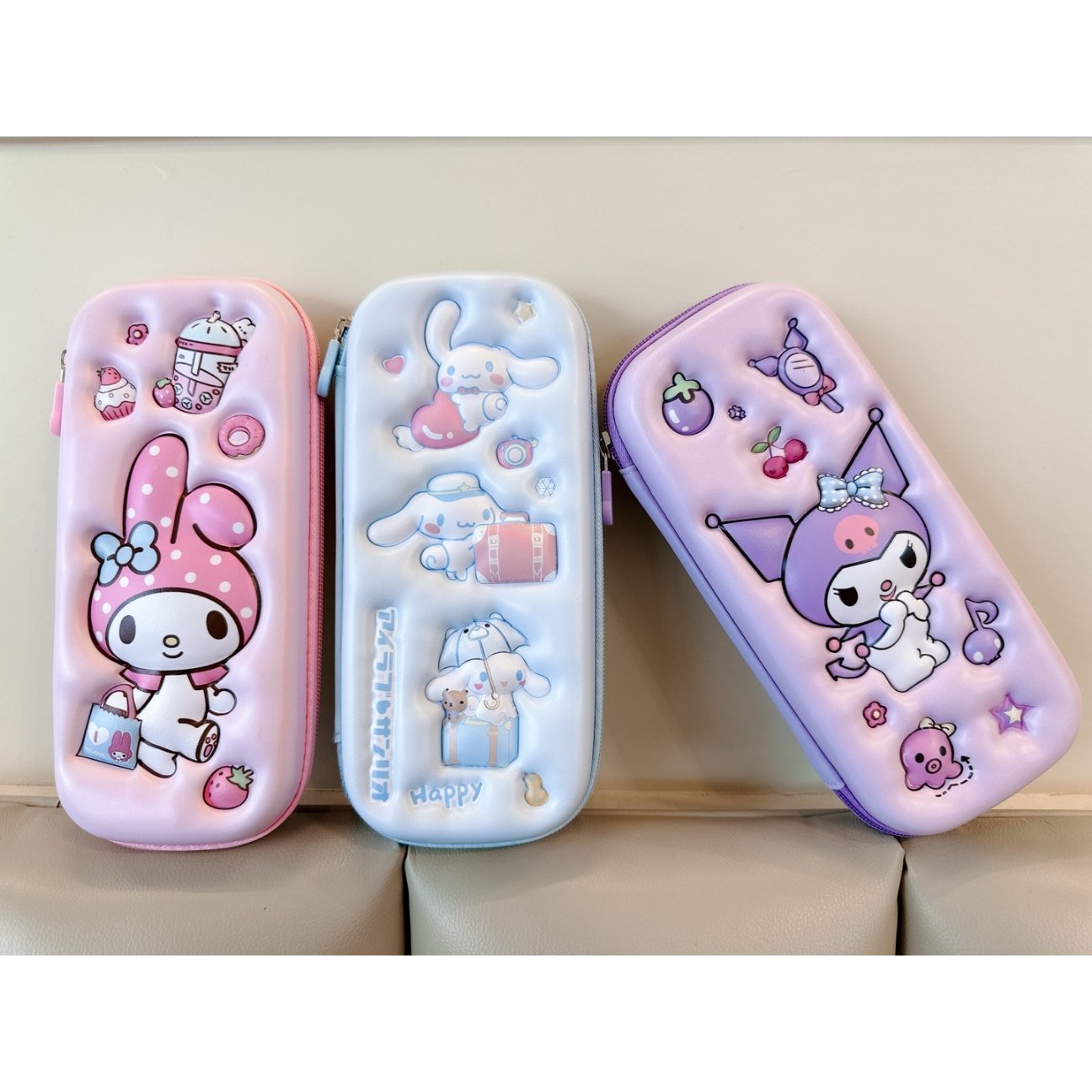 산리오 스퀴시 3D 입체 필통 파우치 3종 13,900원