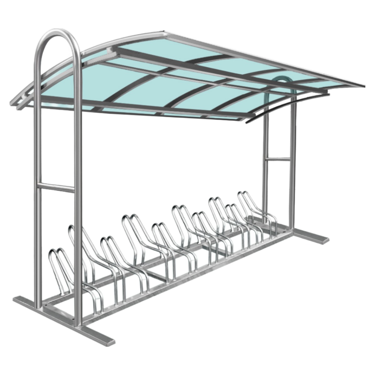 렉산형 자전거보관소 M형 공원 아파트 관공서 도서관 야외 자전거 거치대 보관대 2,850,000원