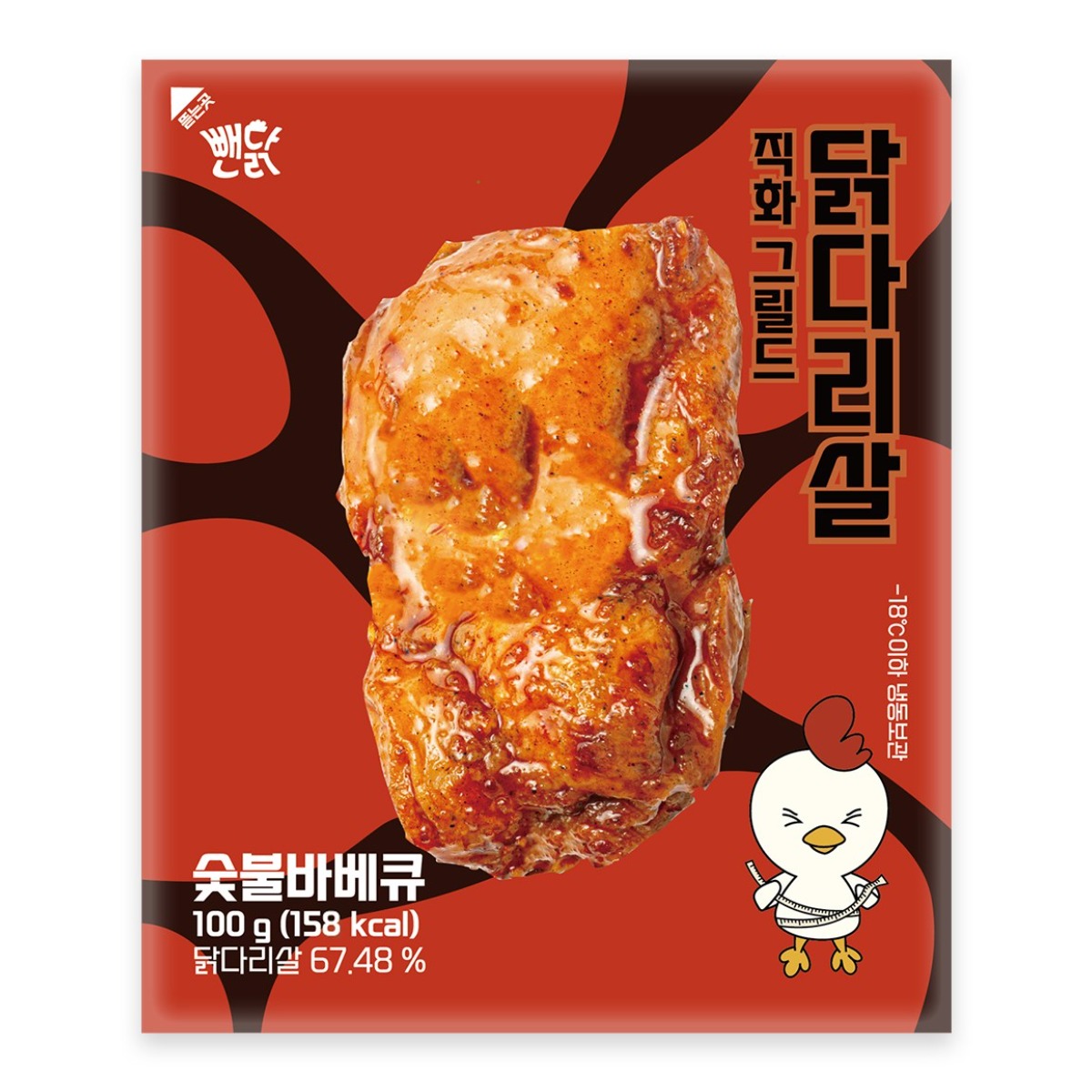 뺀닭 닭다리살 껍질 벗긴 직화그릴드 통닭다리살 숯불바베큐, 50개, 100g 105,000원