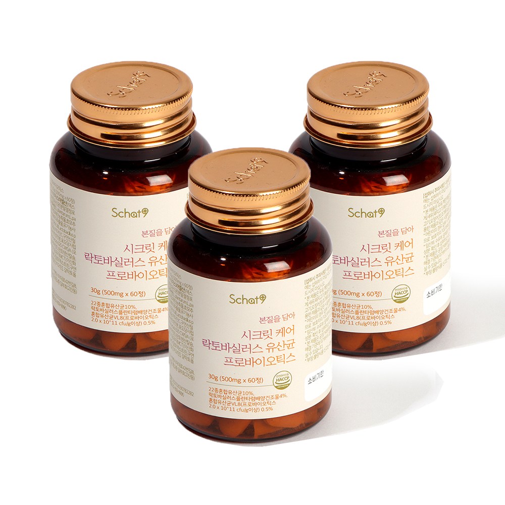 스캇나인 시크릿 여성 Y케어 특허 질유산균 락토바실러스 프로바이오틱스, 3개, 60정 65,780원