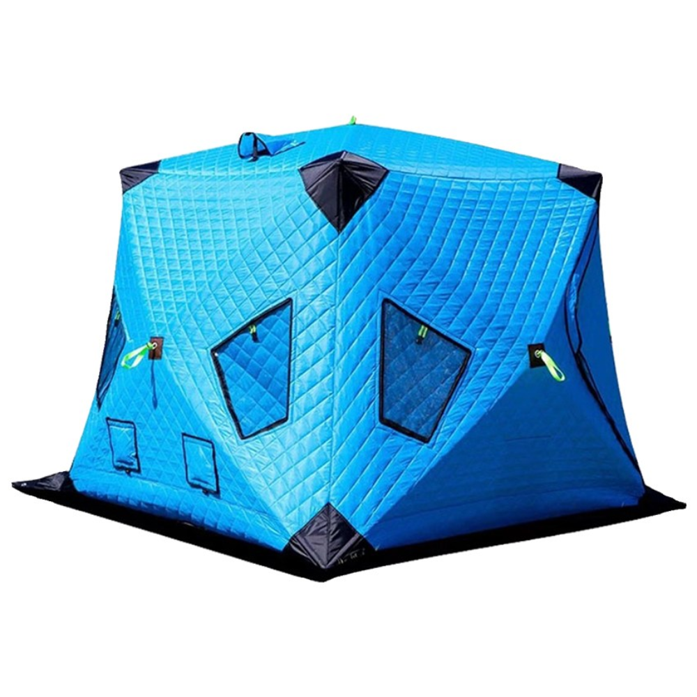 노브렌드 누빔텐트 얼음낚시 사우나 텐트 겨울 빙어 원터치 이글루 큐브 방한, 2-3용, 블루 159,000원