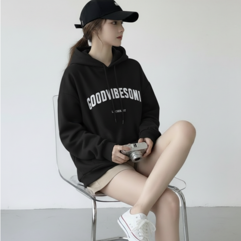 쁘띠엘라 여성 후드 맨투맨 티셔츠 봄 간절기, 현재가 17,900원