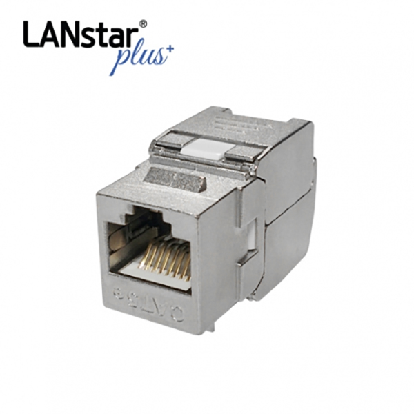 LANstar CAT.5E STP 키스톤잭 모듈/LSP-EKTVM-F1MT/메탈형/Tooless형/RJ45 8P8C I형/벽부착형 플레이트나 아울렛 공박스에 장착사용/별도의 압축 2,500원