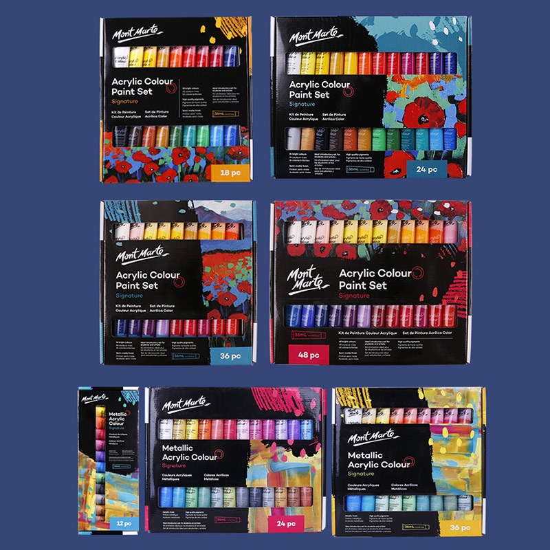 몽마르뜨 아크릴물감 36ML 대용량 미술 채색 드로잉 일반 18색 41,800원