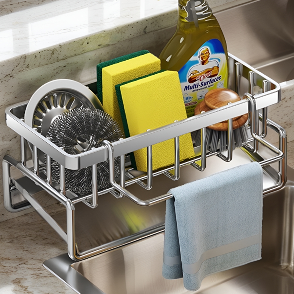 한솔템 스테인리스 완벽 물빠짐 수세미 거치대 8,600원