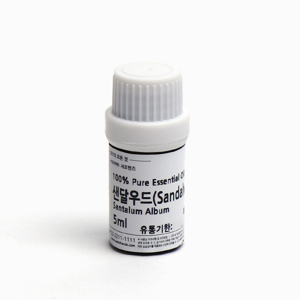 새로핸즈 천연 아로마 에센셜오일 샌달우드 5ml, 단품, 1개 17,000원
