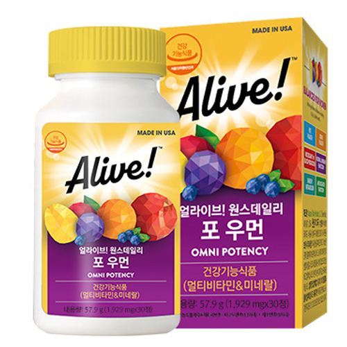 얼라이브 원스데일리 포 우먼 멀티비타민 13,900원