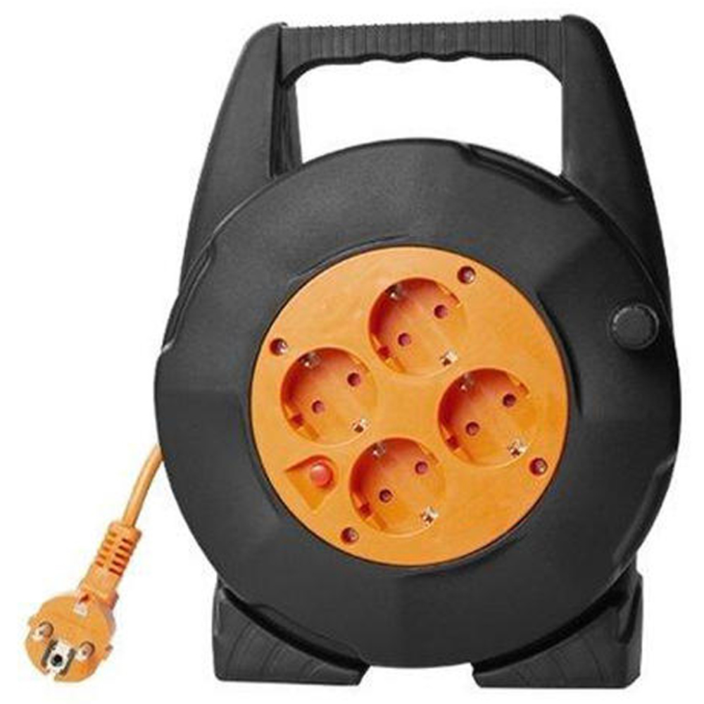 TGIC 컴퓨터 케이블 코드릴 캠핑 릴선 10m 접지 4구 TGC-1010 리드선, 1개 67,100원