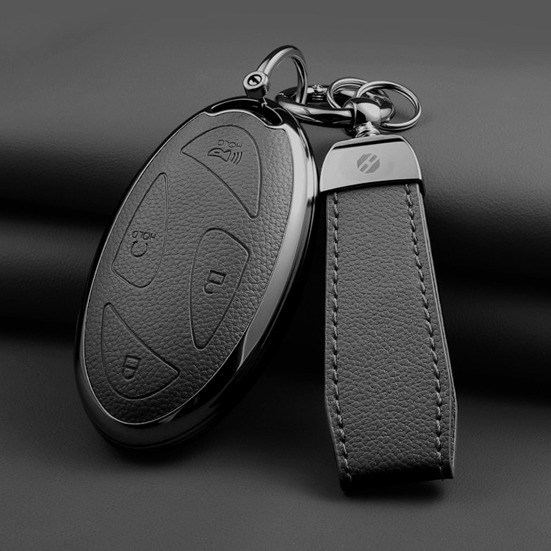 HAKO 소프트 가죽TPU 차키케이스+키홀더 (신형현대호환), H-10, 그레이 24,900원