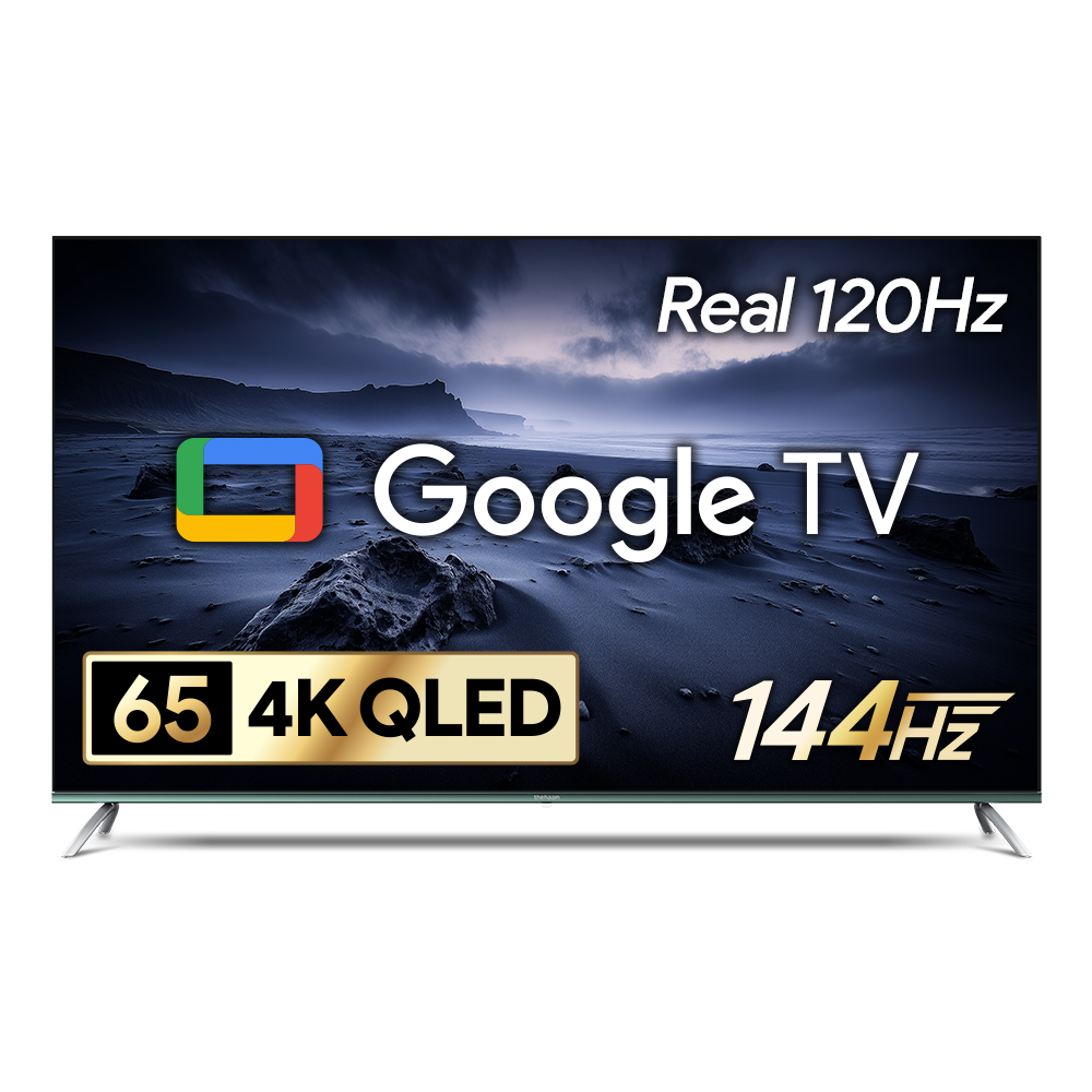 더함 4K UHD QLED 144Hz 돌비 AI 구글 3.0 게이밍프로 스마트 TV, 165cm(65인치), UA651QLED SMART CINEMA144 24C1, 스탠드형, 방문설치 798,000원