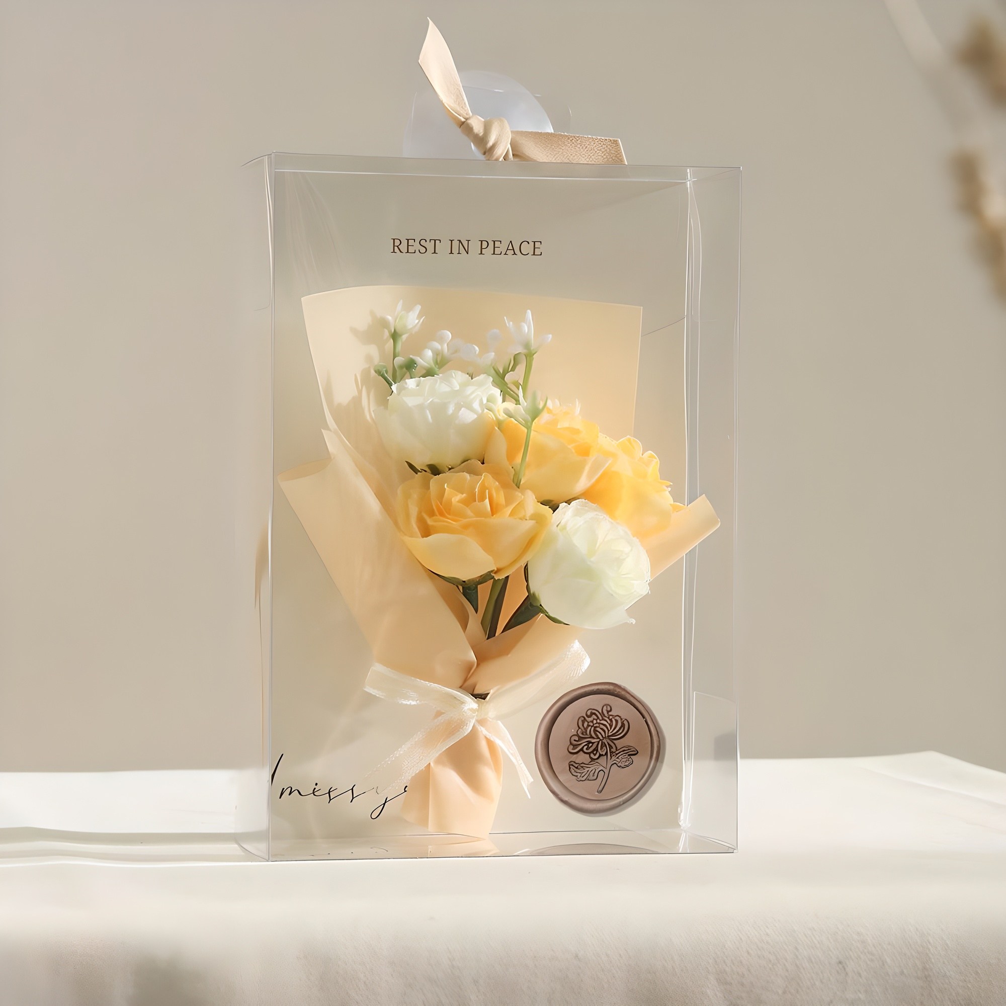 뷰티풀데코센스 조화 자나장미 납골당 성묘 미니 꽃다발 7,400원