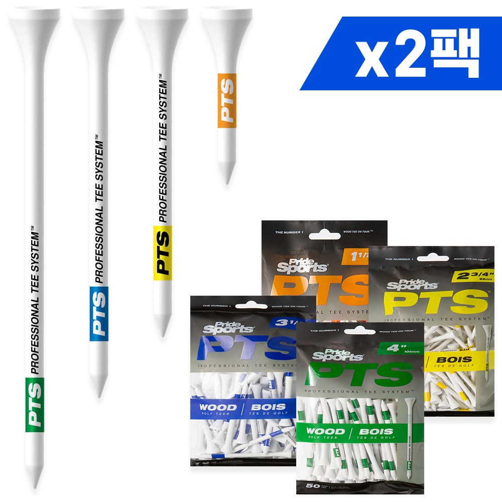 [프라이드 스포츠 NEW PTS 골프티 2팩묶음] 우드티 나무티 숏티,중티,롱티,롱롱티 골프티꽂이 골프티꽃이 19,260원