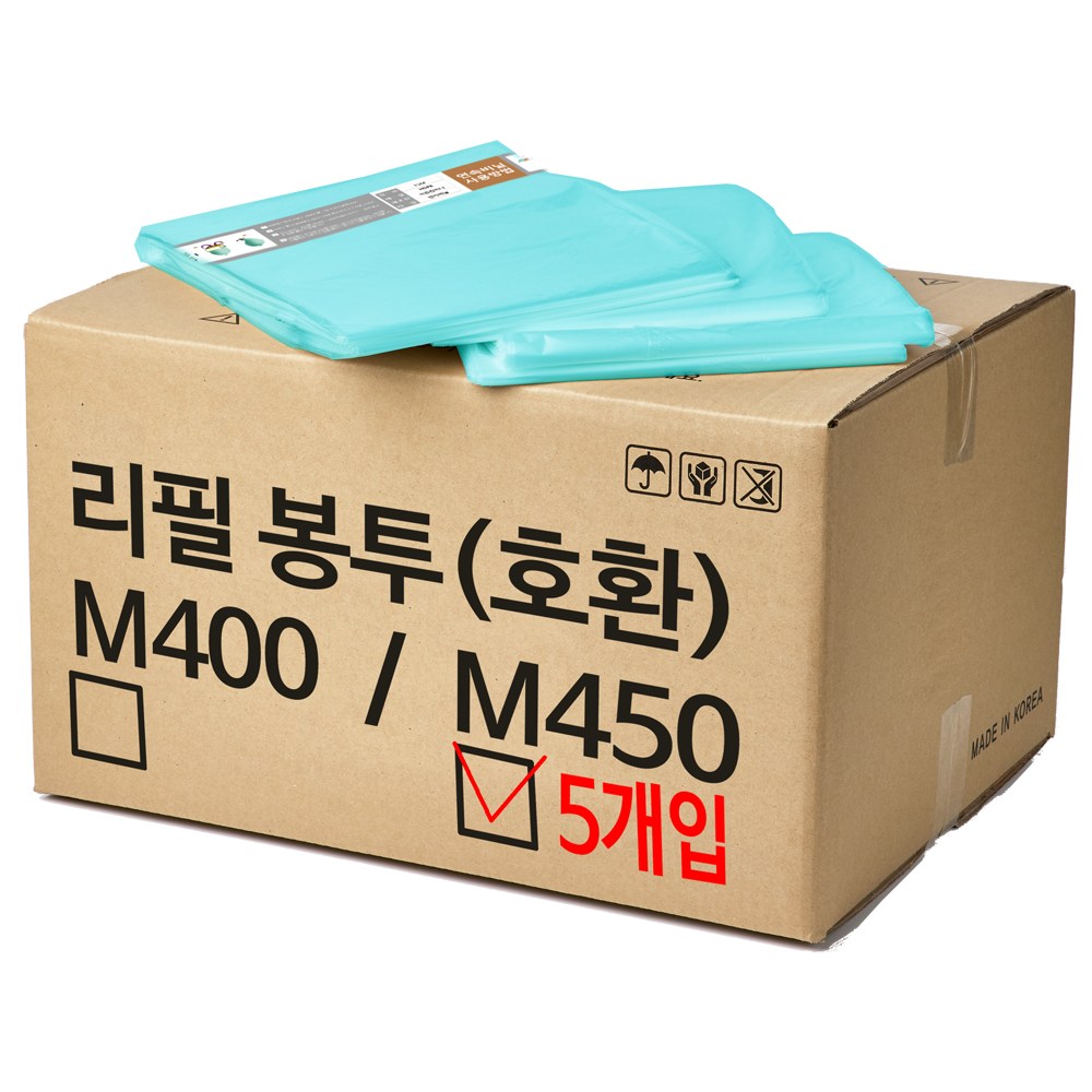 매직캔 리필 봉투 450 모델 (58L, 68L) 호환 5개입 20,800원