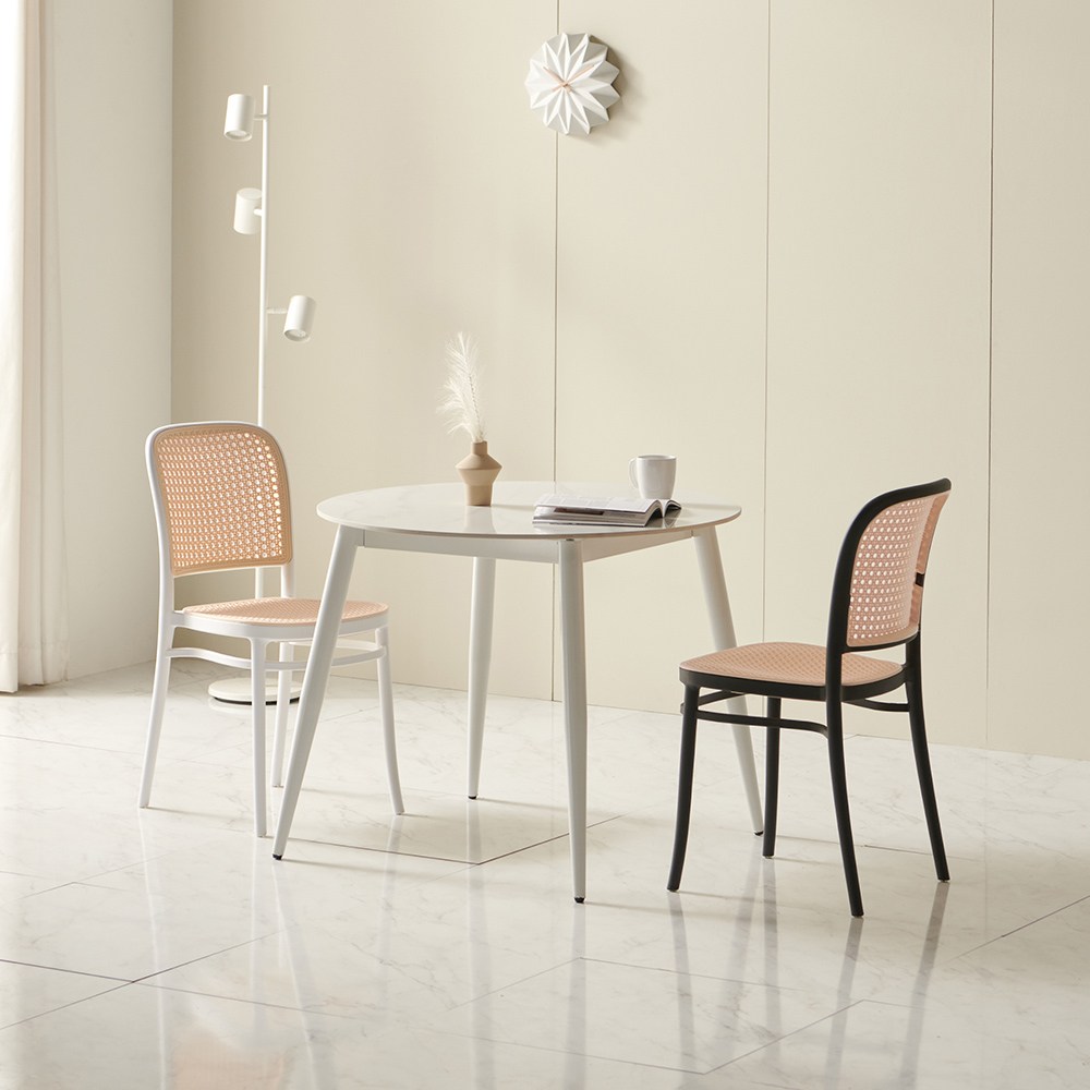 라로퍼니처 윈저 900 원형 포세린 통 세라믹 식탁 세트 유광 무광 139,000원