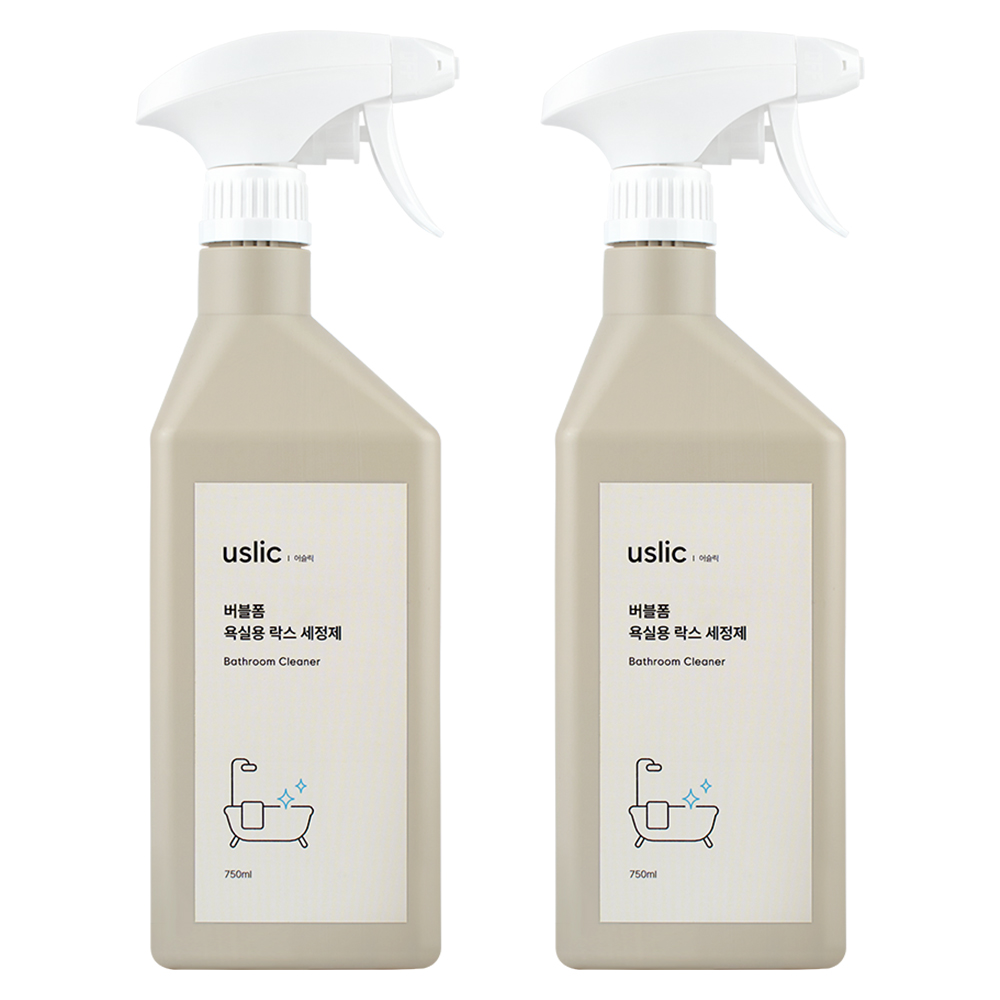 어슬릭 욕실 거품형 락스 세정제 곰팡이 제거, 2개, 750ml 12,370원
