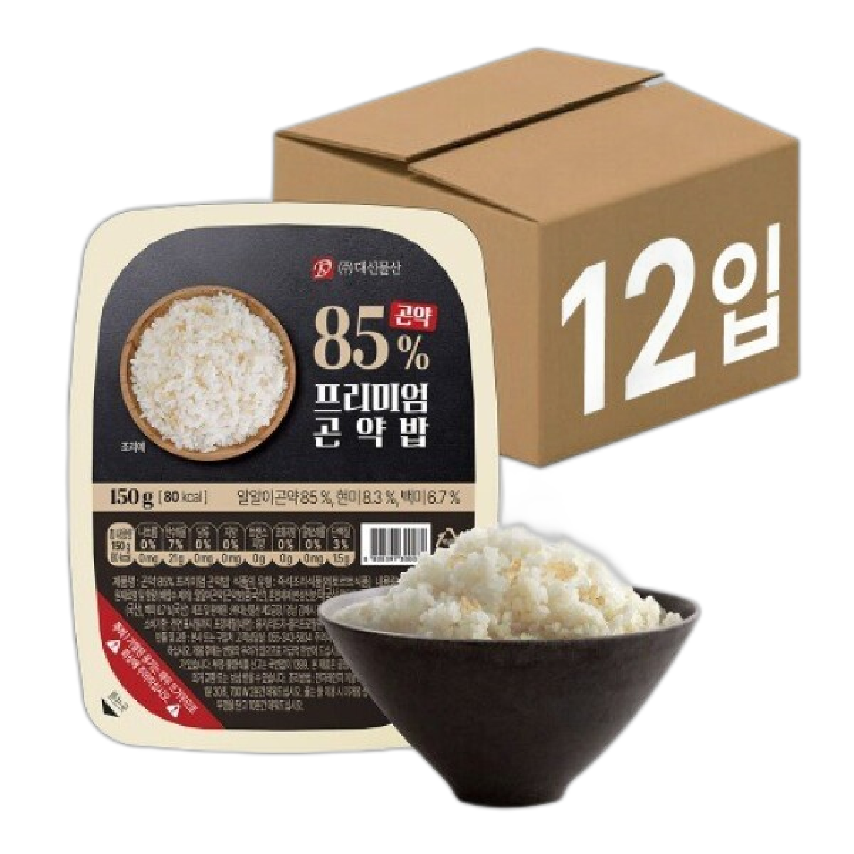 (오직미)곤약 85% 프리미엄곤약밥 x/ 80kcal 밥맛 그대로 한끼 대신곤약 (상품입니다) 28,300원