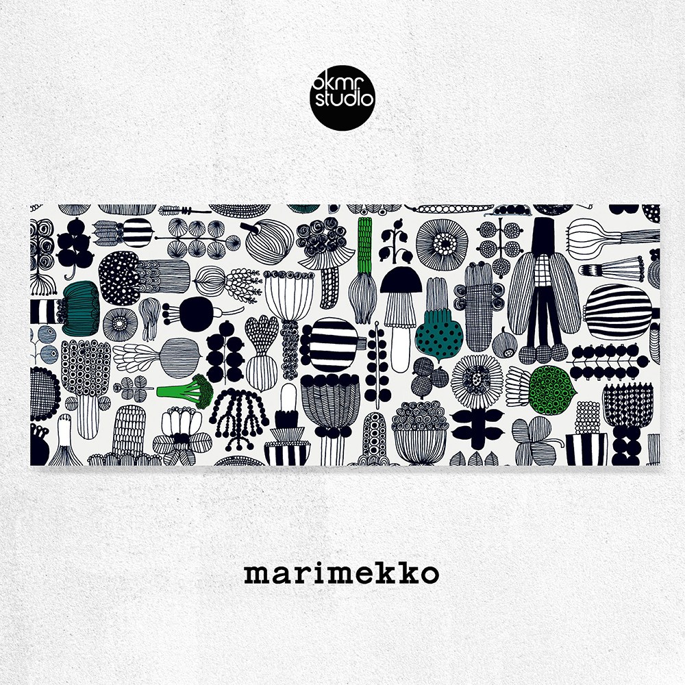 마리메꼬 푸타후린파르핫 피크닉 화이트 일러스트 대형 패브릭액자, 화이트 292,000원