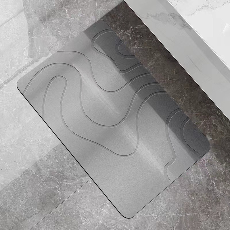 제이지 욕실 화장실 규조토 물흡수 발매트, 그레이 9,800원