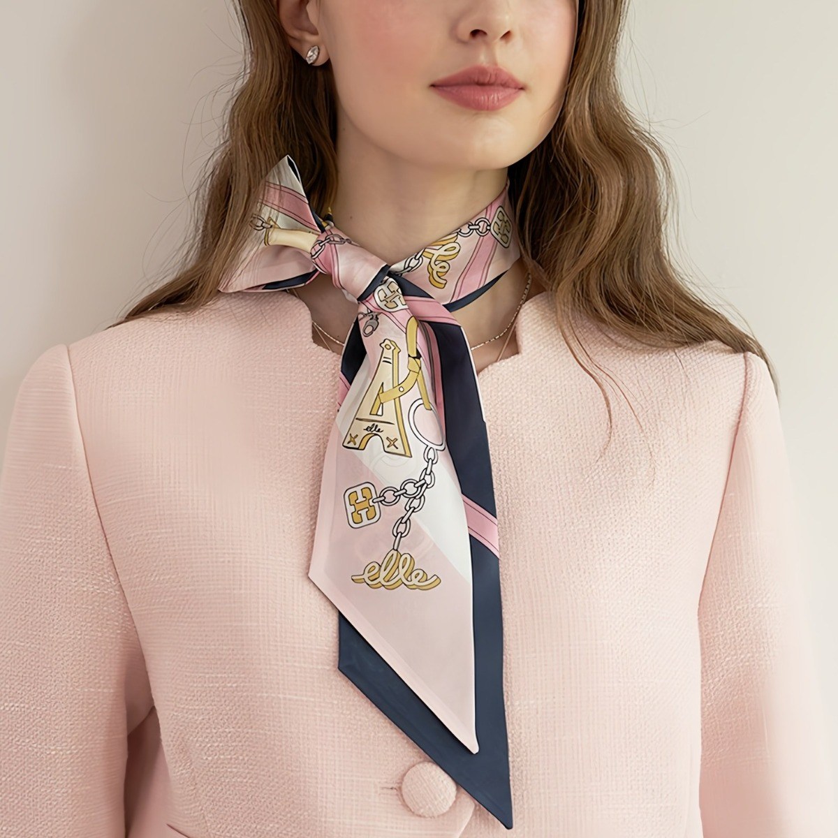 엘르 원더스키니 실크 방도 스카프 SE349S302 33,000원